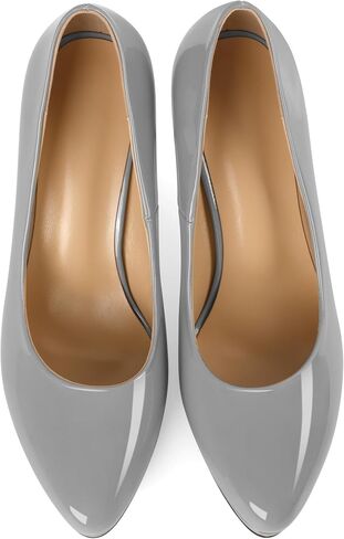 Mettesally Women High Heels Platform Pumps Stilettos Slip-on Fashion Daily Office Women Shoes 3.5 Inches in Saudi Arabia