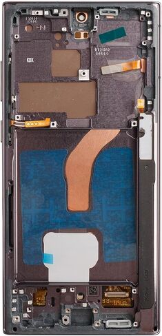 شاشة LCD متوافقة مع هاتف Galaxy S22 Ultra (أسود مع إطار) (مع وظيفة بصمة الإصبع) SM-S908B SM-S908U 6.8 بوصة استبدال مجموعة محول الأرقام لشاشة تعمل باللمس + أدوات in Saudi Arabia