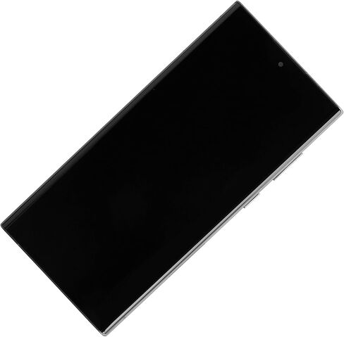 شاشة LCD متوافقة مع هاتف Galaxy S22 Ultra (أسود مع إطار) (مع وظيفة بصمة الإصبع) SM-S908B SM-S908U 6.8 بوصة استبدال مجموعة محول الأرقام لشاشة تعمل باللمس + أدوات in Saudi Arabia