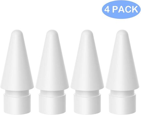أطراف بديلة لأقلام الرصاص لقلم Apple الجيل الأول والثاني، عبوة من 4 قطع من iPencil Nibs in Kuwait