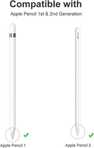 أطراف بديلة لأقلام الرصاص لقلم Apple الجيل الأول والثاني، عبوة من 4 قطع من iPencil Nibs in Kuwait