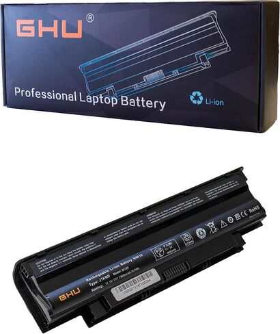 GHU NEW 9 CELL 87 WH استبدال البطارية لـ J1KND YXVK2 312-0233 312-0234 312-1201 04YRJH 07XFJJ 0GK2X6 متوافق مع Dell N5010 M5110 M5010 M5040 M5030 N5030 N5040 N5050 N7110 in Saudi Arabia