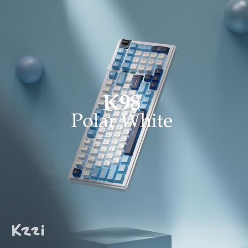 لوحة مفاتيح الألعاب اللاسلكية K98، لوحة مفاتيح مخصصة ثلاثية الوضع BT5.0/2.4G/USB-C مثبتة على حشية، لوحة مفاتيح ميكانيكية قابلة للتبديل السريع بإضاءة خلفية RGB، دعم البرامج، مفاتيح خطية مسبقة التشحيم in Kuwait