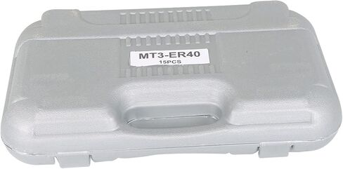 Kimllier ER-40 MT3 مجموعة ظرف زنبركي مع 15 قطعة ER40 1/8 بوصة - 1 بوصة مجموعة أطواق ومفتاح ربط مناسب لآلة النقش باستخدام الحاسب الآلي وأداة مخرطة الطحن in Kuwait