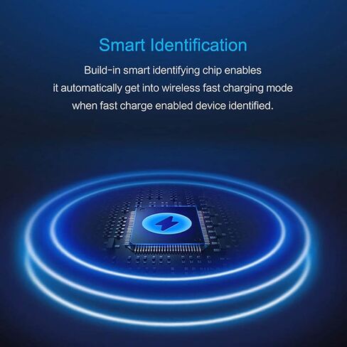 Magic Faster Wireless Charger 10W Wireless Charger Station Qi-Certified，Universal Wireless Charging Station Pad Compatible for Smart Phones and Other QI Devices(No AC Adapter，1 Pack) in Saudi Arabia