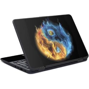 MightySkins Skin Compatible with HP Chromebook x360 11" G11 (2017) - Yin and Yang | Protective, Durable, and Unique Vinyl Decal wrap Cover | Easy to Apply, Remove, and Change Styles | Made in The USA