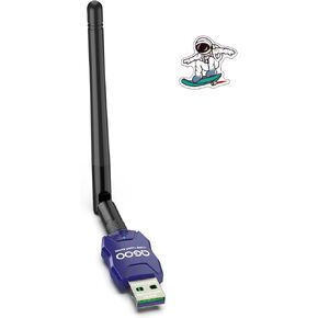 Class 1 Long Range Bluetooth Adapter for PC, QGOO USB Bluetooth Adapter for PC 5.3+EDR, Bluetooth Dongle Bluetooth Receiver Support Windows10/8.1/8/7（blue-073）