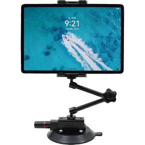 4 IN 1,Sports Camera Mount,Phone Holder,Tablet Mount,Tablet Stand For Pickup,Truck,Car,Suv,5" Vacuum Suction Cups Can Suck On Windshield, Sunroof,Glass.360 ° Rotation 10" Metal Arm,Easy Installation