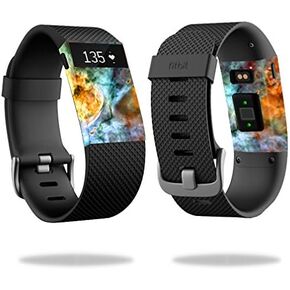 MightySkins Skin Compatible with Fitbit Charge HR Cover Skins Sticker Watch Space Cloud