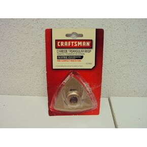 Craftsman Carbide Triangular Rasp - 12 V Compact Multi-Tool Accessory