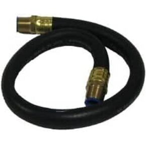 Chicago Pneumatic CA049270-1/2 Inch Whip Hose, 2 FT, Effi Max Rubber - 1/2 Inch, Male NPT Thread