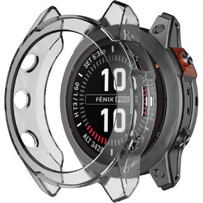 Protector Cases Compatible with Garmin Fenix 7X/Epix Pro 51MM Case Cover Soft TPU Bumper Rugged Shock Proof Protective Shell for Garmin Fenix 7X Pro Watch Case