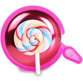 MINI-FACTORY Bike Bell for Girls, Pink Bicycle Handlebar Bell Cute 3D Unicorn/Lollipop/Swan/Mermaid Pattern Bike Safe Cycling Ring Horn