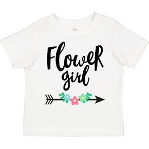 inktastic Flower Girl with Arrow and Flowers Toddler T-Shirt