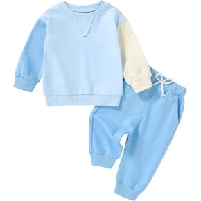 Kids Fall Winter Outfit Sweatshirt Pants Set Toddler Boy Girl Long Sleeve Tops Clothing Sets