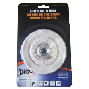 Dico 527-60-4 Canton Flannel 4-Inch Diameter 1/2-Inch Thick Buffing Wheel
