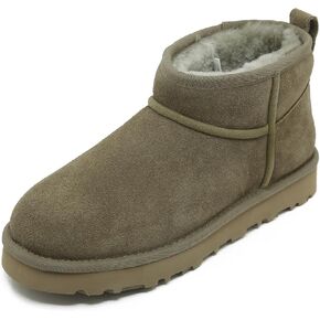 Mel&Syd 100% Sheepskin Mini Boots with Arch Support Options: Warm to -22°F | 18mm Breathable Merino Wool Warmth - 5mm+5mm Dual Cushioning - Waterproof-Treated Suede for Commuting & Daily Winter Wear in Saudi Arabia