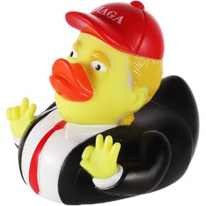 Rubber Bath Trump Duck, Funny Rubber Duckies Baby Bath Duck Trump Duck for Jeeps Rubber Duck Bath Toy Gift for Kids Collectors Birthdays Car Decoration