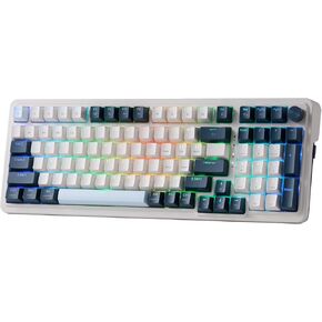 Redragon K686 PRO SE 98 Keys Wireless Gasket RGB Gaming Keyboard, 3-Mode Anime Mechanical Keyboard w/Hot-Swap Socket, Dedicated Knob Control & Sound Absorbing Pads, Custom Hi-Fi Linear Switch