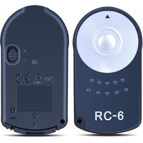 RC-6 Camera Remote Control Shutter Release Replacement fit for Canon ESO 77D 5DSR 760D 70D 80D 6D2 5D3 5D4