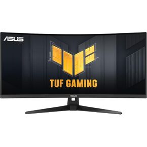 ASUS TUF Gaming 34" Ultra-Wide Curved Monitor (VG34VQ3B) – 21:9 QHD (3440x1440), 180Hz, 1ms, Extreme Low Motion Blur Sync, FreeSync Premium, Speaker, 90% DCI-P3, DisplayWidget Center, 3 yr Warranty
