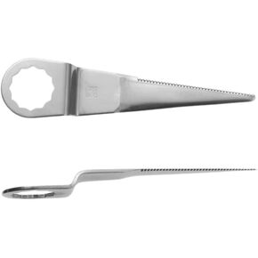 Fein Straight Cutting Blade for Removal of Attached Body Parts - Z-Bend, Serrated - 4-3/4-inch Overall Length, 2-1/4-inch Blade Length, 2-Pack - 63903081013