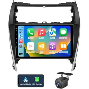 Android 13 4GB+32GBCar Stereo Radio for Toyota Camry 2012-2014, 10.2 inch IPS HD Touch Screen CamryRadio Head Unit with Wireless CarPlay&Android Auto, GPS, WiFi, Backup Camera, SWC, Bluetooth 5.0