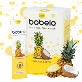 Bobelo Self Carbonating Hydration Packets, Orchard Breeze, 30 Pack, Sparkling Water & Soda Alternative, Sugar Free Electrolytes Powder Packets, Water Enhancer Drink Mix, Low Calorie, Keto Friendly