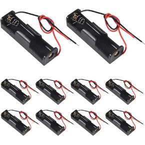 AA Battery Holder Bundle 1.5V Single AA Battery Holder, 2 X 1.5V 3V AA Battery Holder, 3 X 1.5V 4.5V AA Battery Holder, 4X 1.5V 6V AA Battery Holderwith Leads (10pcs 2 slot)