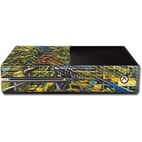 MightySkins Carbon Fiber Skin for Microsoft Xbox One - Geo Garden | Protective, Durable Textured Carbon Fiber Finish | Easy to Apply, Remove, and Change Styles | Made in The USA