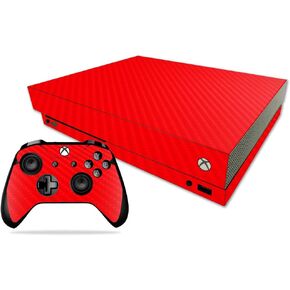 MightySkins Carbon Fiber Skin for Microsoft Xbox One X - Orange | Protective, Durable Textured Carbon Fiber Finish | Easy to Apply, Remove, and Change Styles | Made in The USA