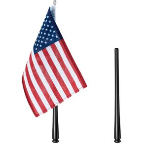 RYDONAIR 7.7" Antenna with Removable US Flag Compatible with Jeep Wrangler JK JKU JL JLU Rubicon Sahara 2007-2024 & Jeep Gladiator 2020-2024