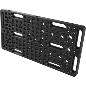 Multi-Function Cheese Plate with 1/4 3/8 Threads,Switching Plate Camera Easy Plate for Railblocks Dovetails and Short Rods