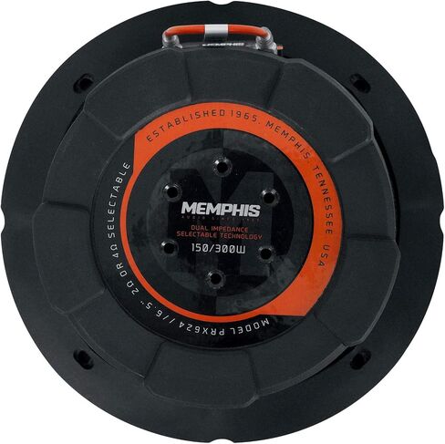Memphis Audio PRX624 مضخم صوت للسيارة 6.5 بوصة 300 واط يمكن اختياره 2 أو 4 أوم in Saudi Arabia