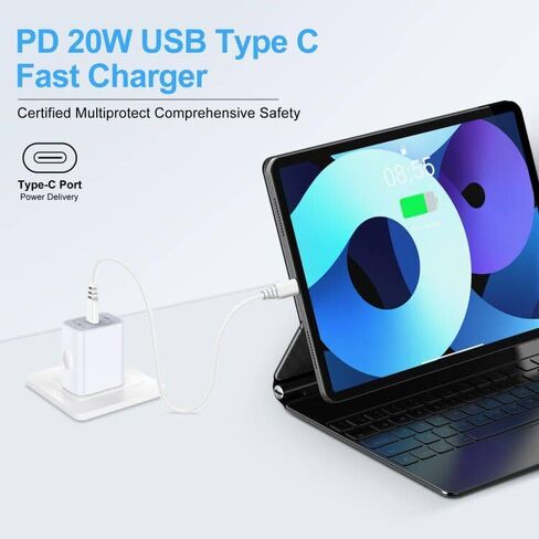 صندوق شاحن USB C سريع الشحن من سامسونج لهاتف Galaxy A15 5G A35 A54 S24 Ultra Z Flip6/Fold6 A25 A55 A14 S23 FE A13 A53 A23، قابس حائط من النوع C لهاتف iPhone 16 15 14 13 12 11 Pro Max Plus، Pixel 9 8a 7 6 in Kuwait