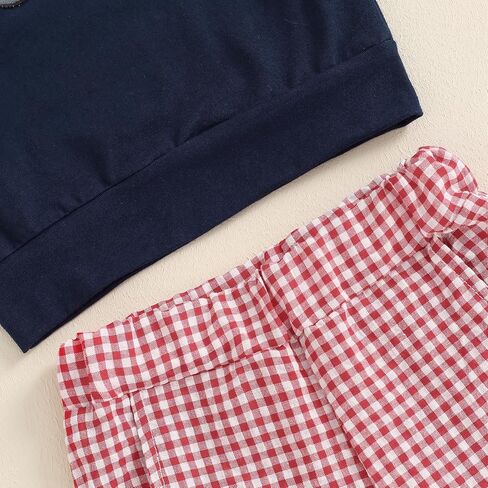 طفل صبي فتاة الخريف وتتسابق المطرزة طويلة الأكمام Crewneck بلوزات أعلى منقوشة السراويل 2 قطعة مجموعة الملابس الشتوية in Saudi Arabia