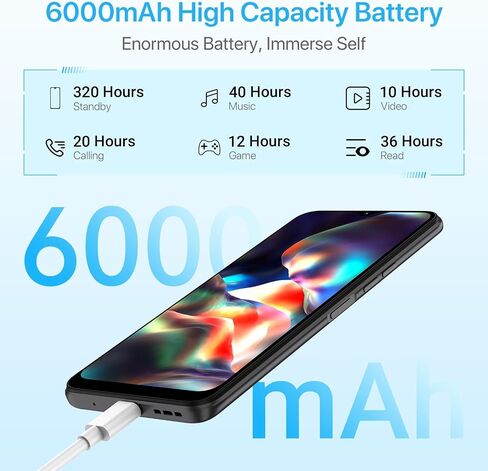 UMIDIGI F3 Pro 5G هاتف خلوي غير مقفل، Android 13، 12(6+6) جيجابايت + 128 جيجابايت، كاميرا رئيسية 48 ميجابكسل، شاشة 6.6 بوصة FHD+، معالج ثماني النواة، بطارية 6000 مللي أمبير في الساعة، 5G مزدوج، NFC in Kuwait