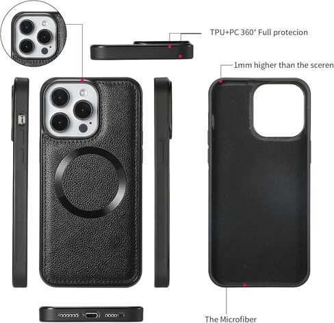 LITOU Compatible for iPhone 16 Pro Max Crossbody Wallet Purse Phone Case with Detachable Magnetic,RFID Blocking Card Holder,Zipper Leather Wallet Wrist Lanyard Strap Case for Women.Blue Flower in Kuwait