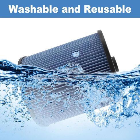 2 قطعة فلتر خرطوشة للحرفي 17907 9-17907 متجر فراغ 5 إلى 20 جالون، 3 طبقات مطوي استبدال الرطب/الجاف in Kuwait