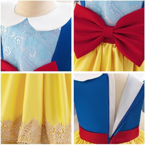 HIHCBF طفل الفتيات Bowknot فستان التعميد المطرزة الدانتيل مسابقة الزفاف حفلة عيد ميلاد المعمودية توتو ثوب ث/أغطية الرأس in Saudi Arabia