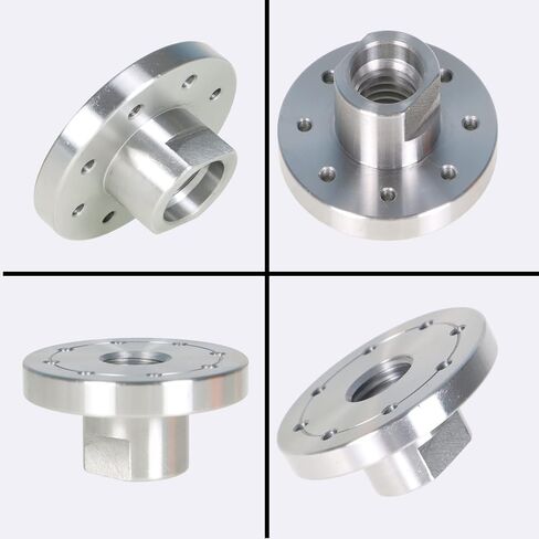 Woodworking 3 Inch Lathe Steel Faceplate Chucks, Steel Wood Lathe Face Plate 1"-8TPI Spindle without Screwchuck in Saudi Arabia