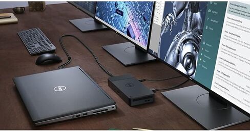 قاعدة توصيل الأداء من Dell - محطة إرساء WD19DCS مزودة بمحول طاقة بقدرة 240 وات (توفر توصيل طاقة بقدرة 210 وات؛ و90 وات للأنظمة غير التابعة لشركة Dell) (متجددة) in Saudi Arabia