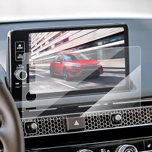 واقي شاشة ARISMOTOR لهاتف Ho-nda Civic 2022-2025/Ho-nda CRV & HRV & Pilot 2023-2025/Acura Integra 2023-2025، غطاء شاشة لمس من الزجاج المقسى مقاس 9 بوصات، ملحقات داخلية، عبوة من قطعة واحدة in Kuwait