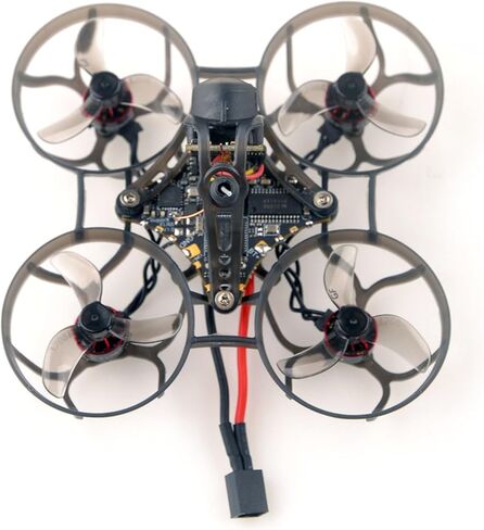 HappyModel Mobula6 2024 Micro ELRS FPV Drone: 1S 65mm Tiny Whoop مع كاميرا FPV AIO وحدة تحكم في الطيران ELRS استقبال 400 ميجا واط FPV VTX محرك بدون فرشاة للبالغين FPV Racing in Kuwait