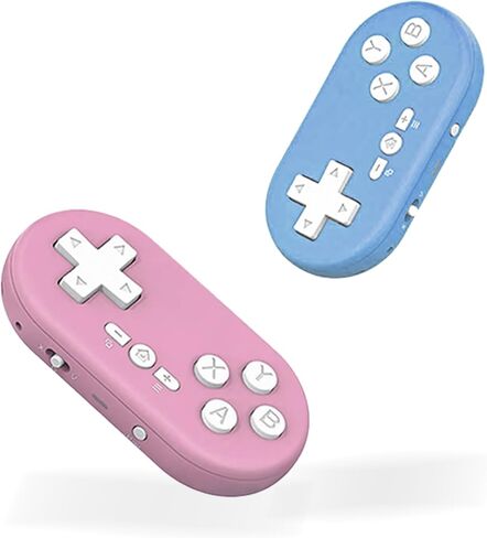 TJPD Bluetooth Gamepad Keychain Sized Mini Controller for Switch, Windows, Android, macOS, iOS&Android (Light Blue) in Saudi Arabia