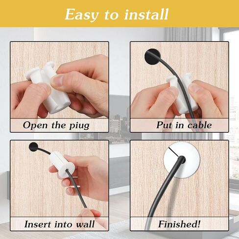 Rewoalzx 4PCS Wall Hole Cover Routing Kit for Starlink, Cable Grommet for Starlink Cables, Wall Cable Pass Through, Wall Grommets for Cables Cable Protective Sleeve for Starlink (Y-long) in Saudi Arabia
