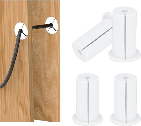 Rewoalzx 4PCS Wall Hole Cover Routing Kit for Starlink, Cable Grommet for Starlink Cables, Wall Cable Pass Through, Wall Grommets for Cables Cable Protective Sleeve for Starlink (Y-long) in Saudi Arabia