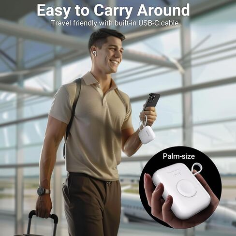 لاستبدال علبة شحن AirPod Pro لجهاز AirPods Pro الجيل الأول/الثاني، شاحن ساعة Apple المحمول بقدرة 5200 مللي أمبير في الساعة، شاحن سفر سريع الشحن AirPods (بدون سماعات أذن وiWatch) in Kuwait