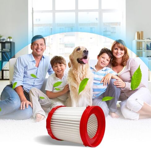 2 حزمة استبدال مرشح فراغ VF320H متوافق مع بوش 18 فولت 2.6 جالون مكنسة كهربائية رطبة/جافة GAS18V-3 GAS18V-10L in Kuwait