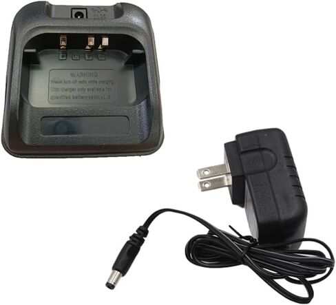 قاعدة شاحن DM-1701 مع محول أمريكي لسطح المكتب مع ضوء مؤشر لإخراج راديو DMRS ثنائي الاتجاه DC8.4V شحن بطارية جهاز الاتصال اللاسلكي in Saudi Arabia